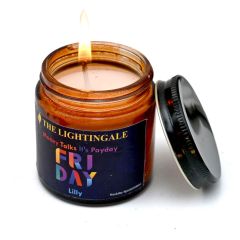 Weekday Edition Scented Soy Friday ( Lilly ) Jar Candle