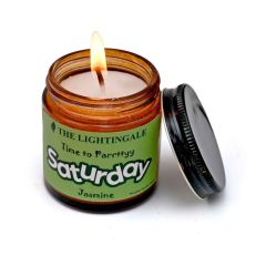 Weekday Edition Scented Soy Saturday ( Jasmine ) Jar Candle