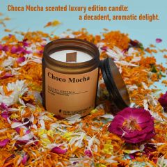 Luxury Scented Soy Choco Mocha Jar Candle