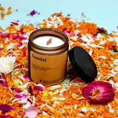 Luxury Scented Soy Sandal Jar Candle