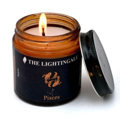 Pisces ( Apple )  Scented Soy Wax  Jar Candle