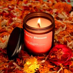 Luxury Scented Soy Cherry Blossom Jar Candle