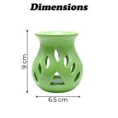 Ceramic Tealight diffuser / Aroma Oil, Tart Burner, Round in shape