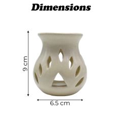 Ceramic Tealight diffuser Aroma OilTart Burner, Round in shape