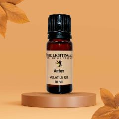 THE LIGHTINGALE Volatile Oils for Diffuser, Amber Aroma Oil for Home & Office use Best Fragrance (10ML)